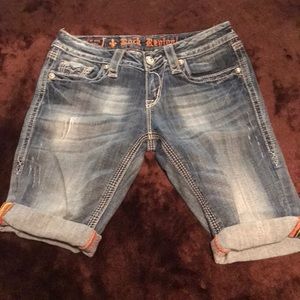 Homemade cut off shorts Rock Revival sz 27